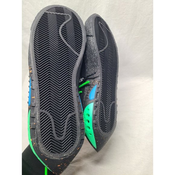 Nike Blazer Low x Off-White ‘77 Black Electro Green Mens Size 6.5 DH7863-100 - Picture 5 of 14